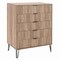 Manhattan Comfort DUMBO 5-Drawer Tall Dresser in Grey DR002-GY - alternate 6